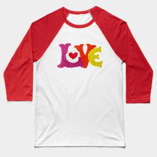 LOVE 70s Mod Baseball T-Shirt